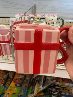 Target 2026 NEW HOLIDAY MUG Pink / Red Bullseye Playground NEW